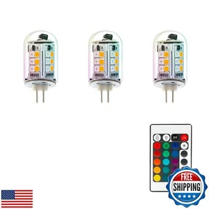 Makergroup RGB T3 G4 Bi-pin LED Bulbs 12V Color Changing, Warm White+15 Multi - Picture 1 of 5