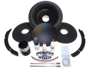 Complete Alpine SWR-1240D Recone Kit - Dual 4 Ohm - Incl Adhesives - Picture 1 of 3