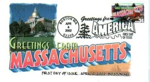FPMG 3581 Greetings Massachusetts Capitol Boston - Picture 1 of 1