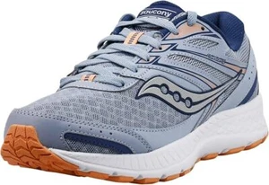 Saucony Cohesion 13 Womens Running Shoes Size 8.5 Blue Mist Melon - S10559-3 - Picture 1 of 7