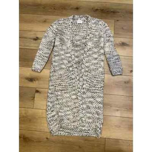 LUSH size small duster cardigan sweater - black, grey, white multicolor - Picture 1 of 4