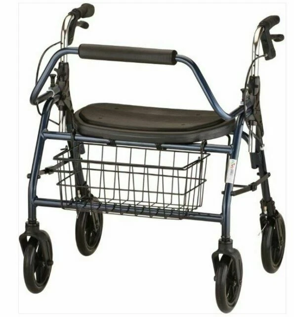 NOVA Mighty Mack Heavy Duty Rolling Walker - Blue (4216BL)