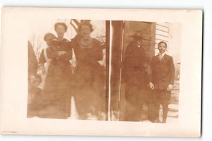 Postcard RPPC Group Portrait, Dave Anderson, Jackson Family, 1915 - Picture 1 of 3