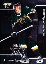 2001-02 BAP Signature Series Spring Expo #36 Roman Lyashenko