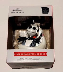 2023 Hallmark La pesadilla antes de Navidad Adorno Jack Skellington & ZERO - Imagen 1 de 6
