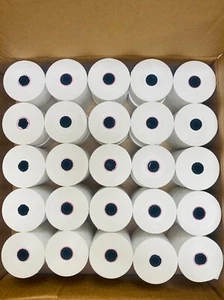 44MM x 230' THERMAL PAPER ROLLS(50 QTY) FOR CASH REGISTER - Picture 1 of 4