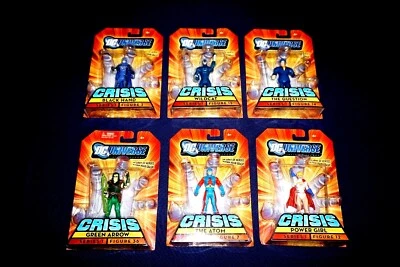 DC UNIVERSE INFINITE MANO NEGRA POWERGIRL WILDCAT FLECHA VERDE ÁTOMO LA PREGUNTA  Foto 1 de 4