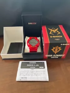Casio G-shock x Char Gundam Gshock limited 35th anniversarry BANDAI From Japan - Picture 1 of 5