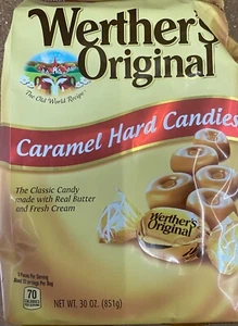 Werther’s Original CARAMEL HARD Candy Candies 30 oz - 1 Bag - FREE SHIP - Picture 1 of 3