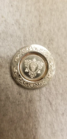 STERLING SILVER FRANKLIN MINT dollhouse MINIATURE PLATE ANTIQUE ENGLISH SERIES Cover