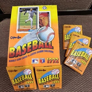 1992 O-Pee-Chee Baseball Cards - Unopened Pack(s) - 10 cards and Bubble Gum - Picture 1 of 16