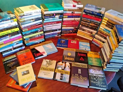 Лот из 10 Danielle стали романтический набор популярной серии книги в твердом переплете микс HC DJ - Изображение 1 из 4