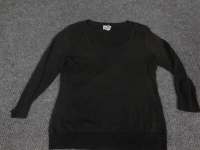 Chicos Suéter 1 Jersey Verde Seda Elástico Pullover Clásico Foto 1 de 4