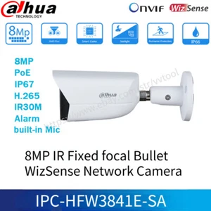 Micrófono para cámara de seguridad IP Dahua 4K 8MP AI POE Starlight SMD H.265+ IPC-HFW3841E-SA - Imagen 1 de 6