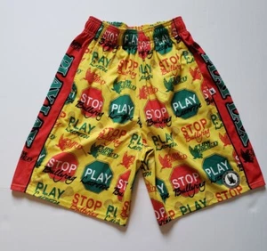 Flow Society Lacrosse Shorts Stop Bullying Play LAX Youth Medium Boys Active - Picture 1 of 11