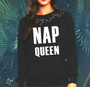 Nap Queen Sweatshirt USA Damen Heavy Weight Sweatshirt - Bild 1 von 3