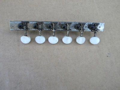 Sintonizadores de tira en línea de guitarra Teisco vintage de los años 60 para National Kent Aria Foto 1 de 4