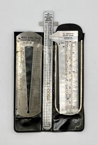 VTG The Executive Pocket Chum Stainless Steel Caliper Screw / Depth Gauge Set - Picture 1 of 10
