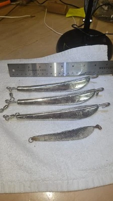 批量 4 件 Gibbs Cod 夹具 #96 (4.5 盎司)),98 (10.4 盎司) 和两个 99 (11.8 盎司) — 第 1/3 张图片