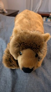 Neu Importiert Hermann Teddy Plüsch Braunbär Stofftier liegend realistisch - Bild 1 von 10