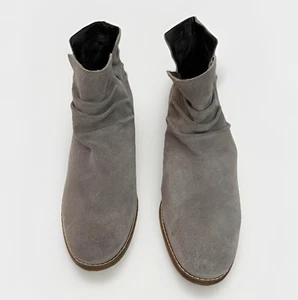 COLE HAAN Alayna Slouch Round Toe Pull On Booties Womens Size 8.5B Suede Boots - Picture 1 of 11