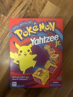 Pokemon Yahtzee Jr. Board Game - Milton Bradley - Vintage 1999 - Complete - Image 1 of 2