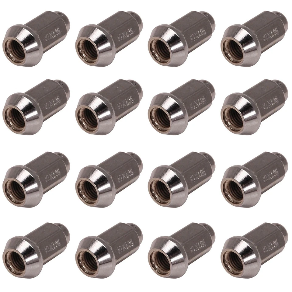 Set of ITP Tapered Chrome Lug Nut 12mm x 1.50mm Thread Pitch 16 pcs Foto 1 de 1