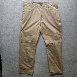 Dockers Men Sz 33x32 (33x31) Relaxed Fit Casual Workwear Chino Pants Light Brown - Picture 1 of 10