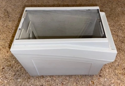 Vintage old Fellowes 3.5" Floppy Disk Storage Box Computer Dove Grey - Image 1 of 4