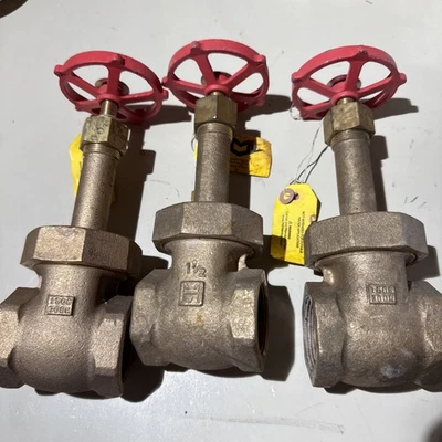 лот из 3 клапанов Milwaukee 1150 1/2 задвижки, класс 150,1/2 дюйма - Изображение 1 из 4