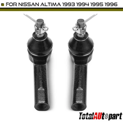 Set of 2 Steering Tie Rod End for Nissan Altima 1993-1996 Front Outer 485202B000 - Image 1 of 4
