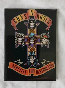 Guns N Roses Refrigerator Magnet 2.5" x 3.5" Appetite for Destruction Licensed - Picture 1 of 3