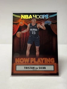 Aros de la NBA Panini 2024-25 Tristan Da Silva #24 ahora jugando inserto holograma de novato  - Imagen 1 de 2