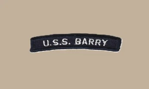 US Navy DD-933 USS Barry Destroyer 1956-1982 UIM Shoulder Rocker Tab (07) - Bild 1 von 1