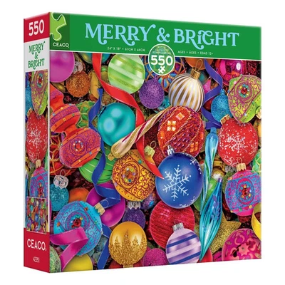 Ceaco 550 Piece Puzzle Merry & Bright by Alison Lee - Brand New - Image 1 of 2