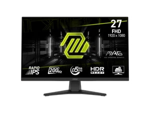 MSI 27" 200 Hz Rapid IPS FHD Gaming Monitor FreeSync (AMD Adaptive Sync) MAG 272 - Picture 1 of 5