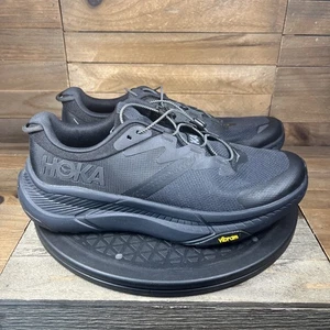 Zapatillas deportivas Hoka One One Transport para mujer talla 9 triple negras para correr caminar con cordones - Imagen 1 de 10