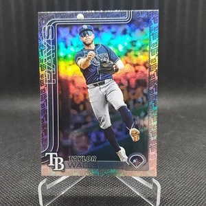 Taylor Walls 2025 Topps Serie 2 Topps Logo Foil #502 Tampa Bay Rays - Imagen 1 de 2