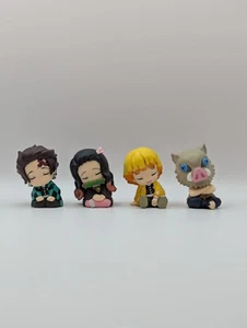 Gashapon TAKARA TOMY Demon Slayer Figure - Katazun (Complete Set Of 4) - Picture 1 of 4