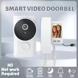 Video Doorbell Intercom System 1080P Night Vision Video Doorbell Doorphone Cam - Picture 1 of 11