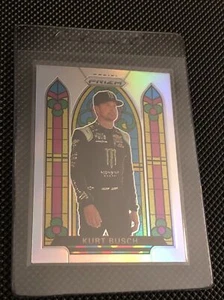 Kurt Busch 2020 Panini Prizm NASCAR #66 vidrieras plateadas tarjeta SP  - Imagen 1 de 2