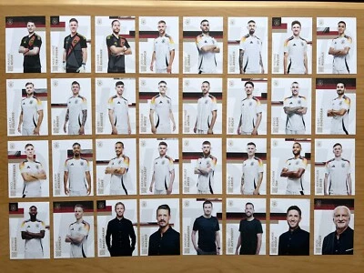 32 AK DFB Nationalmannschaft EM 2024 Autogrammkarten mit Neuer , Müller, Kroos - Bild 1 von 4