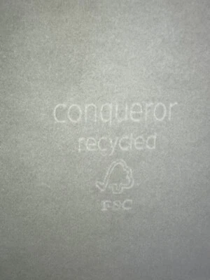 A4 Paper Cream White Conqueror (High White) 100/120gsm Contour CX22 Laid Wove