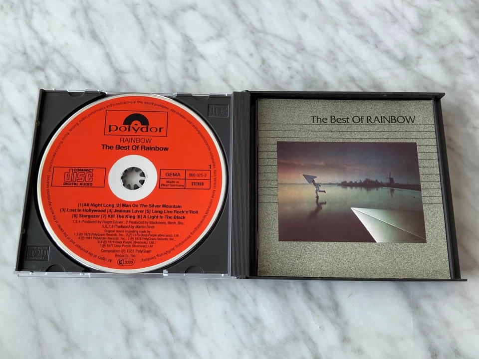 Rainbow The Best Of 2 CD TARGET ERA 1ST PRESS WEST GERMANY Polydor 800 074-2 OOP - Image 1 of 4