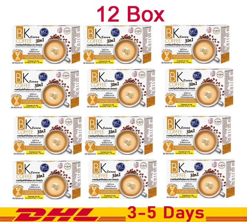 12Box BK7 Fast Weight Loss Coffee Diet Slimming Coffee Drink Fat Burning - Image 1 of 4
