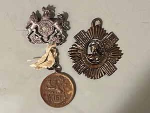 Korean War English British Army medals sterling silver Royal Scots - Picture 1 of 5