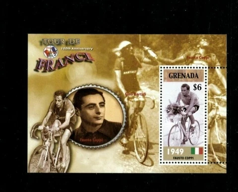 Grenada 2003 - TOUR DE FRANCE - Souvenir Stamp Sheet - MNH Cover