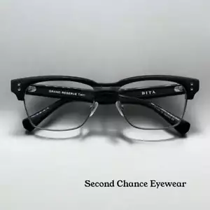 RARO DITA GRAND RESERVE TWO DRX 2061-A-BLK-SLV-55 nero opaco/argento-lusso Giappone - Foto 1 di 17