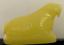 Mold-A-Rama Walrus Blow Molded Souvenir - Marineland - Bright Yellow