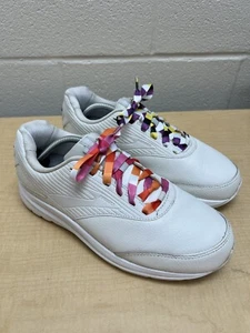 Brooks addiction Walker Men’s size 9.5 wide EE shoes white leather walking - Picture 1 of 9